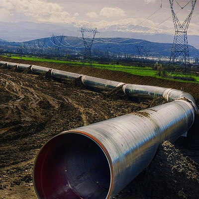 Tarımsal sulama için düşük basınçlı çelik Dn200 su borusu