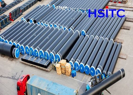 Astm A106 Siyah çelik dikişsiz borular Sch40
