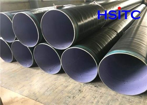 Din30670 3000mm Korozyona Karşı Çelik Boru Üç Katmanlı PP