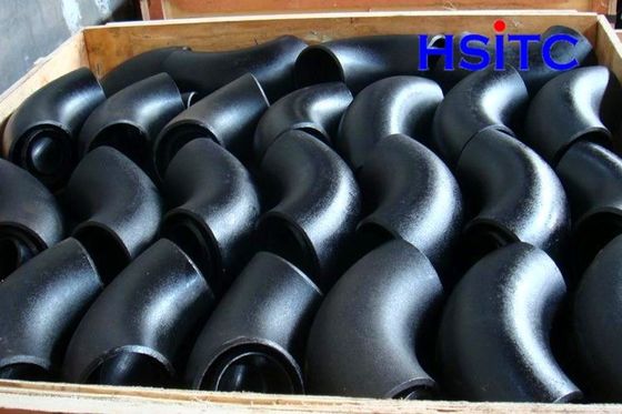 A234 Astm A403 Astm A420 Karbon çelik boru dirseği Sch40 Std Sch80