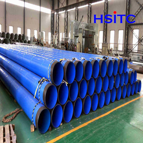 En10217-1 P235tr1 16 inç SSAW Çelik boru sıvı taşımacılığı 0